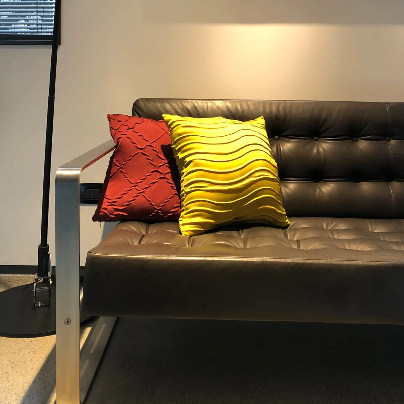 T33 Black Sofa by Franco ALbini