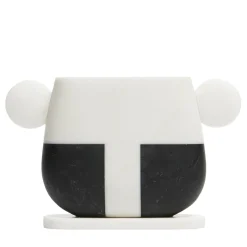 Tacca Black Marquina/White Michelangelo Vase by Matteo Cibic #1