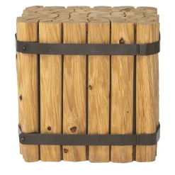 Taglialegna Wood & Iron Nightstand