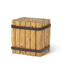 Taglialegna Wood & Iron Nightstand