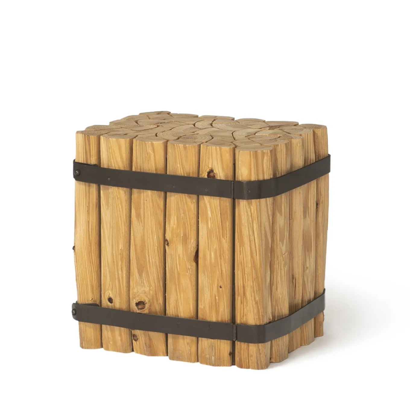 Taglialegna Wood & Iron Nightstand