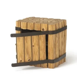 Taglialegna Wood & Iron Nightstand