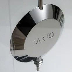 Takto Adagio 03 White Marble and Glass Clock