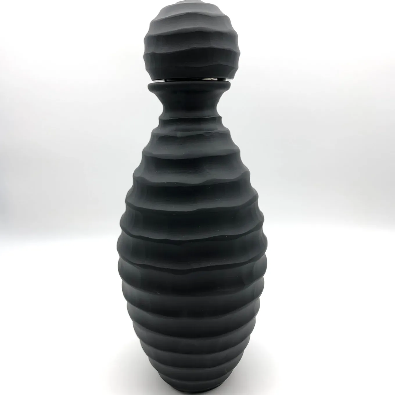 Tall Black Bottle by Achille D'Este and Renzo Vianello