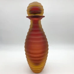Tall Ruby Bottle by Achille D'Este and Renzo Vianello