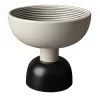 Tall White and Black Centerpiece by Ettore Sottsass
