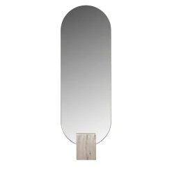 Tìam Fabric-Covered Freestanding Full-Lenght Mirror