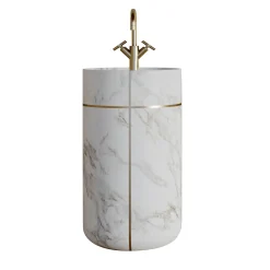 Tao Calacatta Oro Marble Freestanding Washbasin