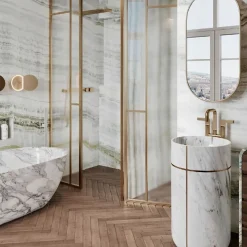 Tao Calacatta Oro Marble Freestanding Washbasin