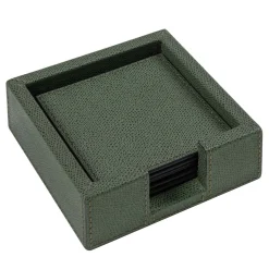 TAO COASTERS HOLDER SQUARE WITH 6 TAO SQUARE COASTERS