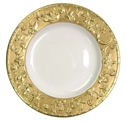TAORMINA DINNER PLATE - GOLD
