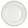 TAORMINA LAY PLATE - WHITE AND GOLD