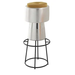 Tappo Silver Bar Stool by NOOII