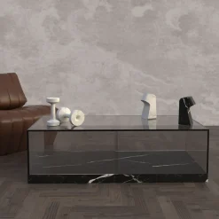 Tara Monolithic Marble Candleholder And Fitness Handlebar