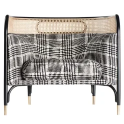 Targa Lounge Chair in Tartan by GamFratesi