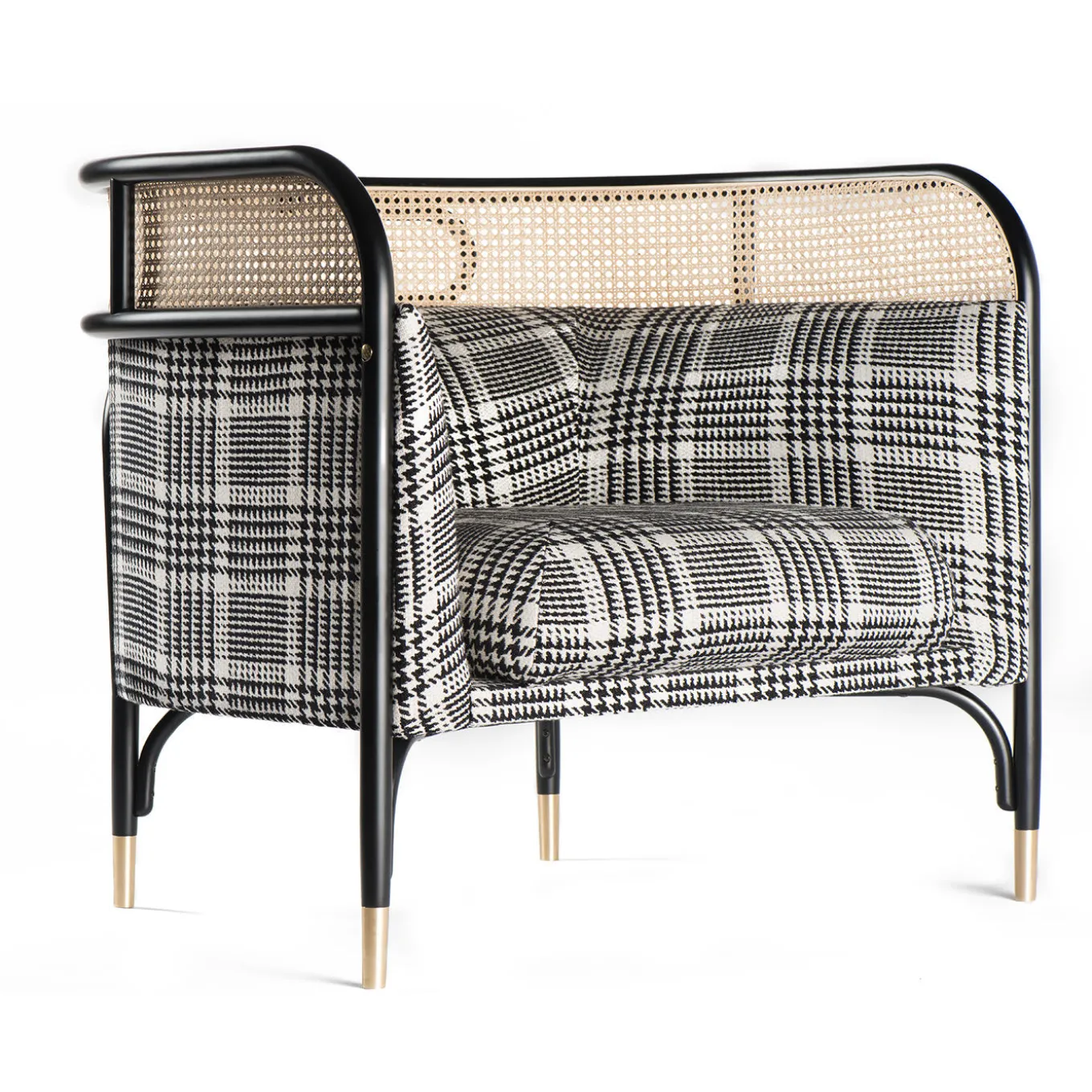 Targa Lounge Chair in Tartan by GamFratesi