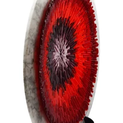 Target Sculpture in Murano Glass and Carrara Marble