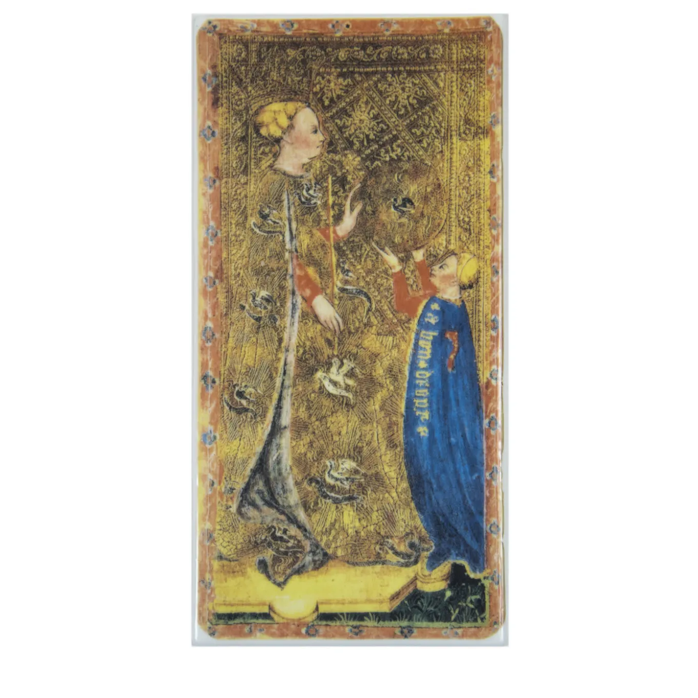 Tarot Card The Queen of Coins Set of 2