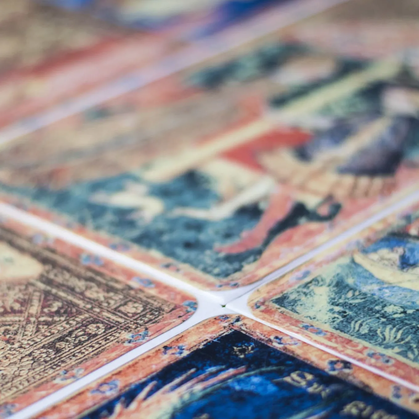 Tarot Card The Queen of Coins Set of 2