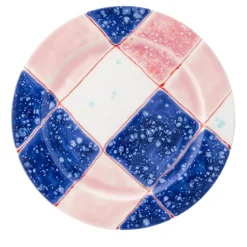 Tartan Rim Charger Plate