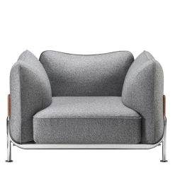 Tasca Gray Fabric Armchair