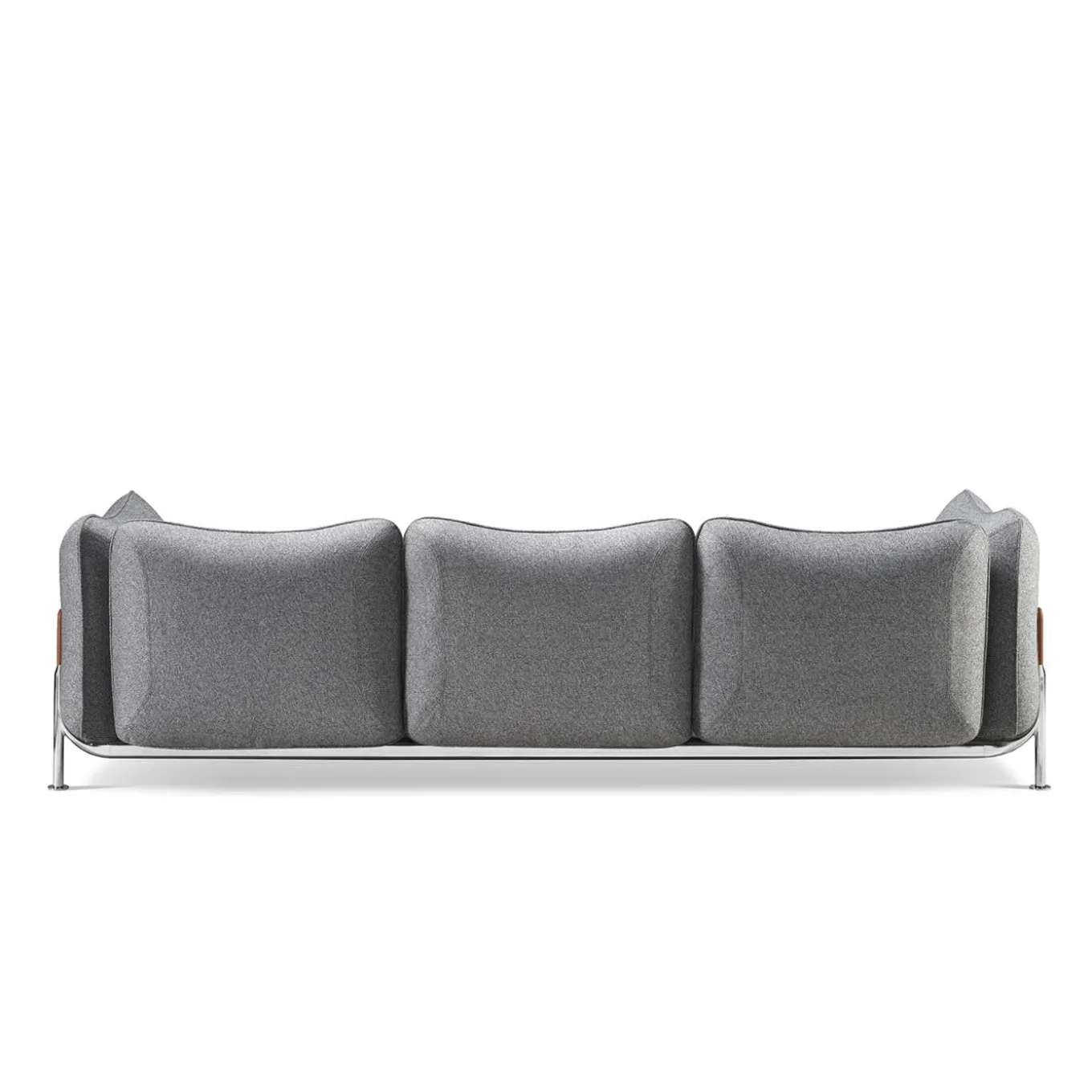Tasca 3-Seater Gray Fabric Sofa
