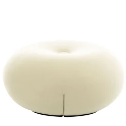 Tatone White Pouf in Technical Fabric