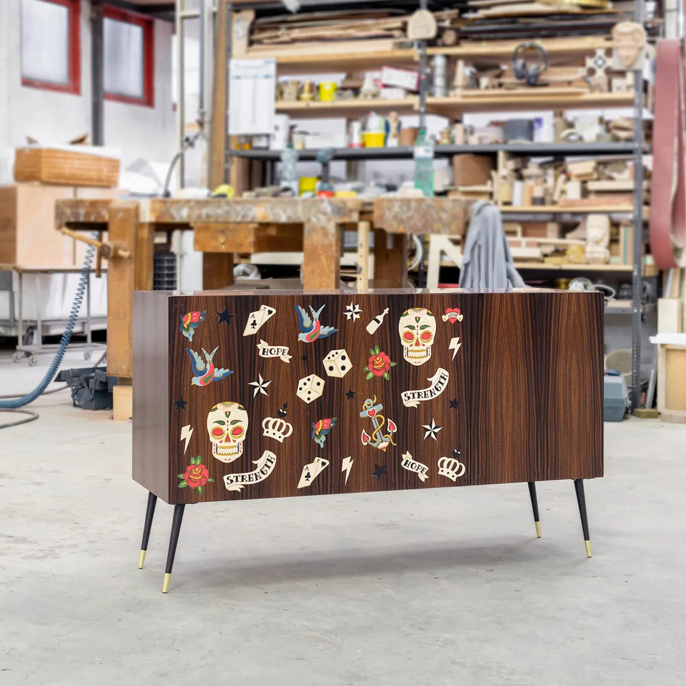 Tattoo Bar Cabinet