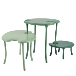Tavo B2 Modular Set of 3 Green Coffee Tables
