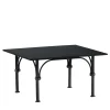 Tavolario Wrought Iron Anthracite-Gray Square Coffee Table