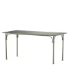Tavolario Wrought Iron Sage-Green Rectangular Table