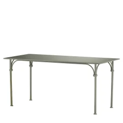 Tavolario Wrought Iron Sage-Green Rectangular Table