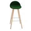 Ted Forest-Green Stool by Basaglia + Rota Nodari