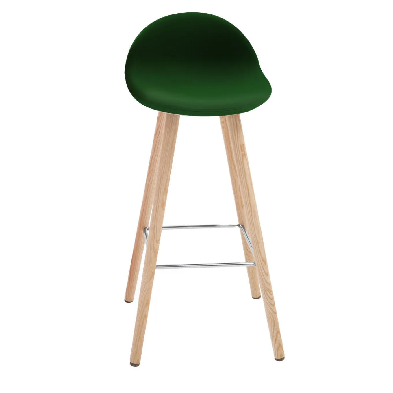 Ted Forest-Green Stool by Basaglia + Rota Nodari