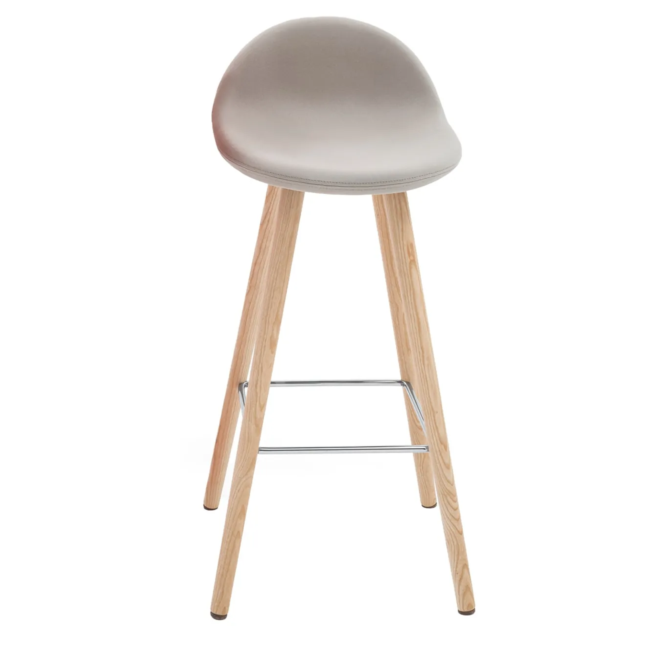 Ted Light-Gray Stool by Basaglia + Rota Nodari