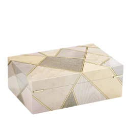 Tellux CS2 Riviera Beige Wood Jewelry Box
