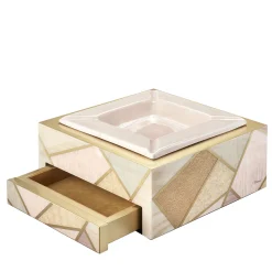 Tellux Riviera Pink wood Ashtray