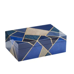 Tellux SC1 Mediterraneo Blue Wood Watch Box