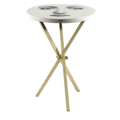 Tema e Variazioni n.6 Black And White Side Table