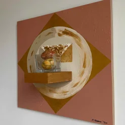 Tempio Decorative Panel and Shelf by Mascia Meccani