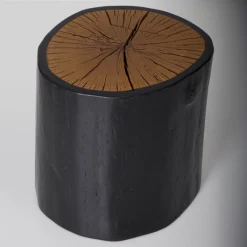 Tenebris Black Oak Stool