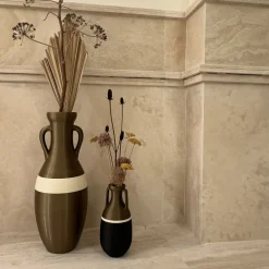 Teodosio XL Black Milk and Bronze amphora