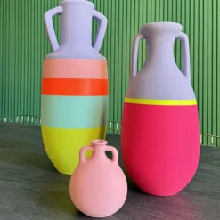Teodosio XL Fucsia Yellow And Lilac Amphora