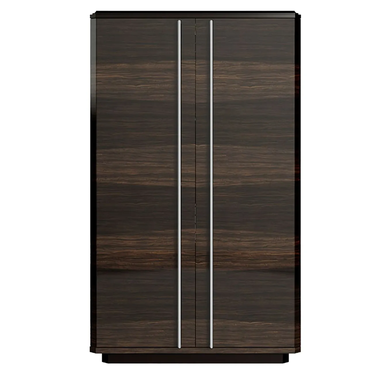 Teomondo 2-Door Smoked Eucalyptus Bar Cabinet