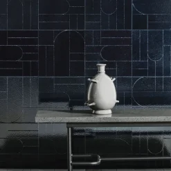 Teorema Set of 11 Blue Tiles by Margherita Rui