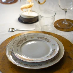 Terra Brass Charger Plate