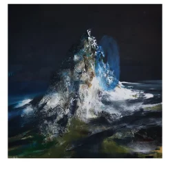 Terra Migrante Oil and Acrylic Painting on Canvas