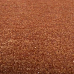 Terracotta & Gold Brown Flat Weave Jute Dhurrie Rug