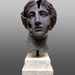 Testa di Venere Frammento Bronze Sculpture