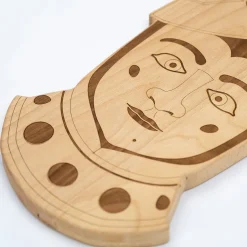 Teste di Paladino Inlaid Set of 2 Cutting Boards by Gabriele E. M. D'Angelo